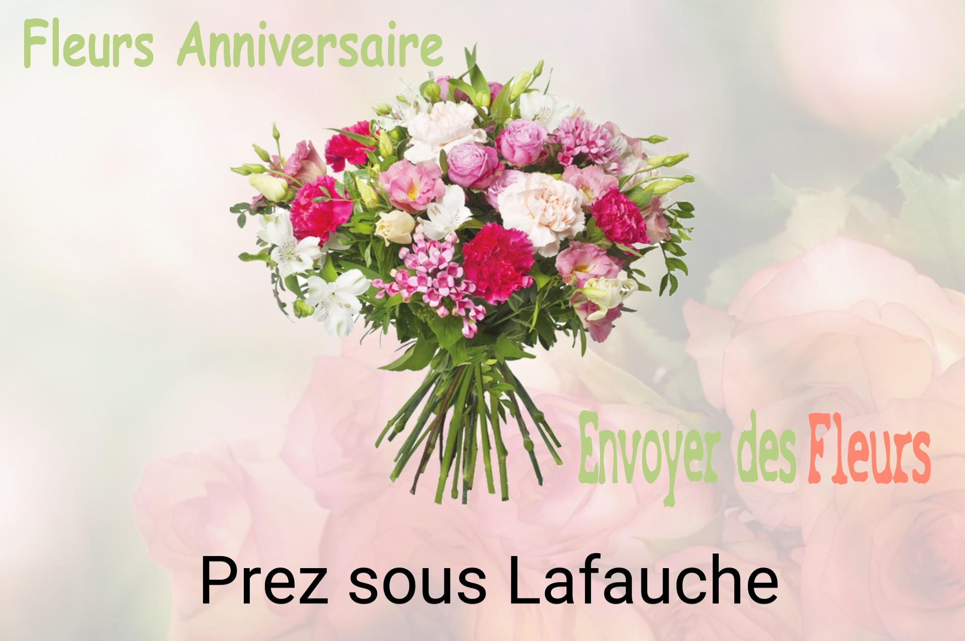 Bouquet de fleurs d’anniversaire livré à Prez-sous-Lafauche