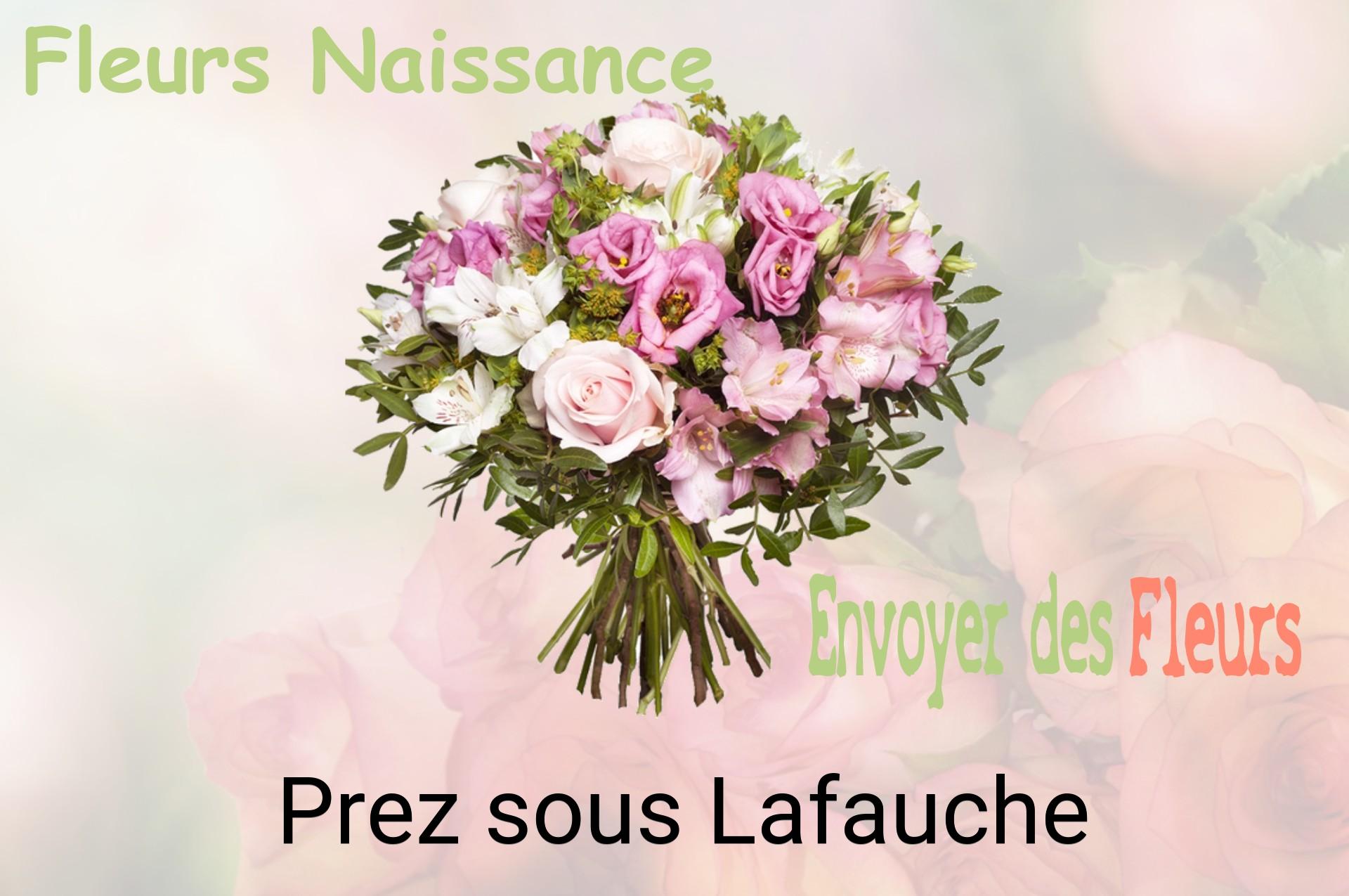 Bouquet de fleurs de naissance livré à Prez-sous-Lafauche